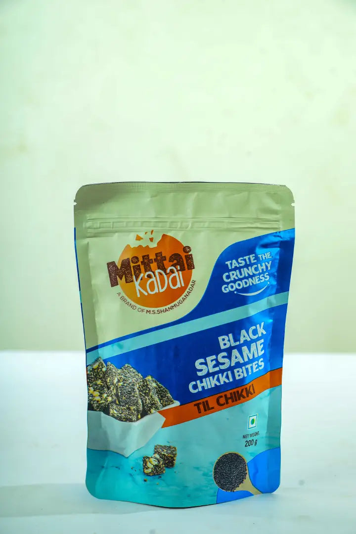 Black Sesame Chikki Bites