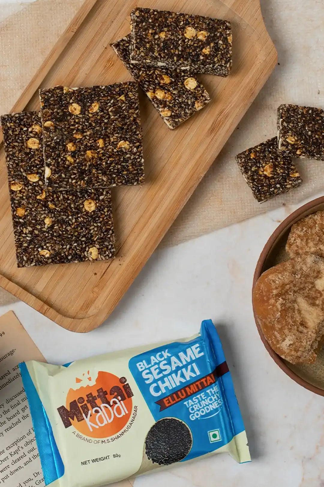 Black Sesame Chikki Bar