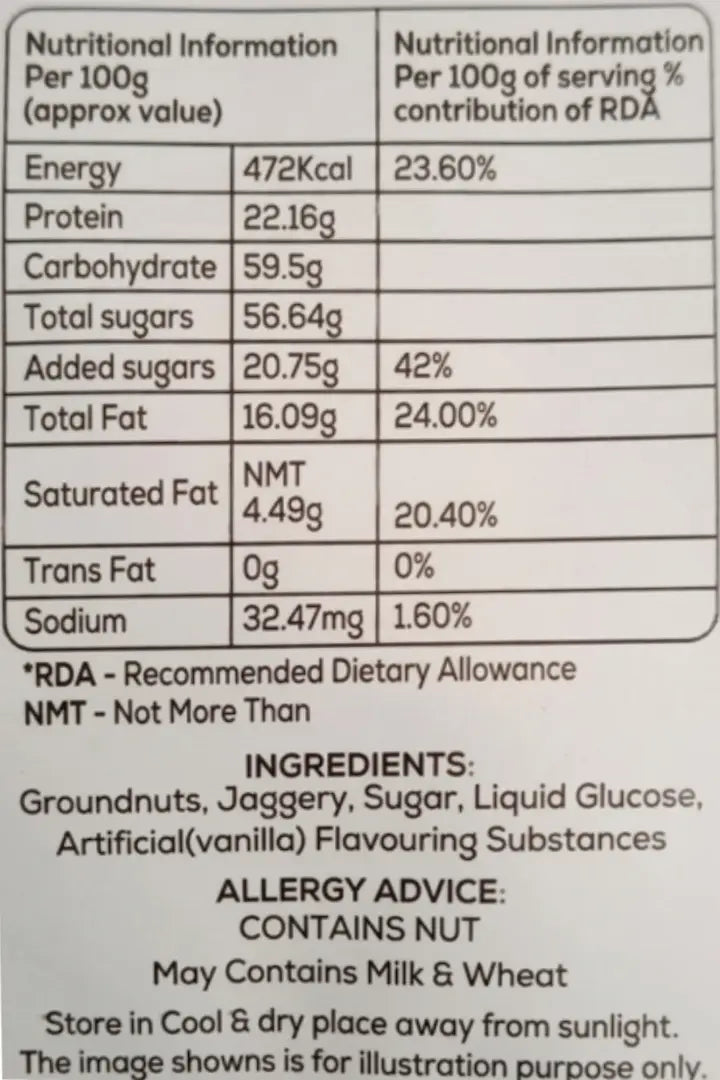 Classic Groundnut Chikki Bites