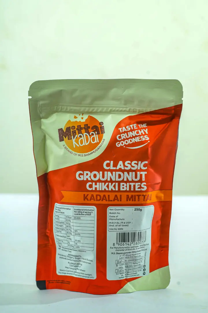 Classic Groundnut Chikki Bites