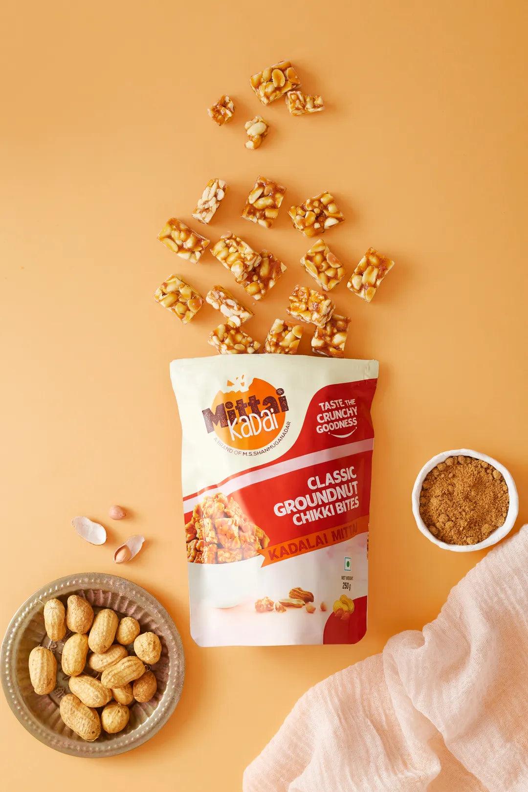 Classic Groundnut Chikki Bites
